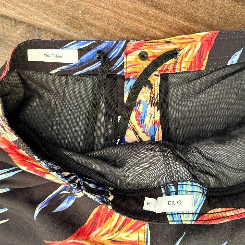Onia Men's Calder Tropical Leaf Print 6